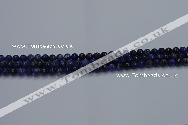 CSO610 15.5 inches 4mm round sodalite gemstone beads wholesale