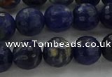 CSO644 15.5 inches 10mm faceted round sodalite gemstone beads