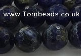 CSO645 15.5 inches 12mm faceted round sodalite gemstone beads