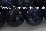 CSO648 15.5 inches 18mm faceted round sodalite gemstone beads