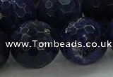 CSO649 15.5 inches 20mm faceted round sodalite gemstone beads