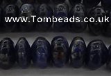 CSO654 15.5 inches 7*12mm rondelle sodalite gemstone beads