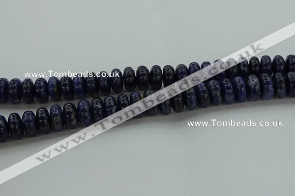 CSO655 15.5 inches 8*14mm rondelle sodalite gemstone beads