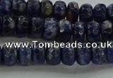 CSO662 15.5 inches 5*8mm faceted rondelle sodalite gemstone beads