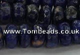 CSO664 15.5 inches 7*12mm faceted rondelle sodalite gemstone beads