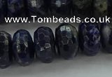 CSO665 15.5 inches 8*14mm faceted rondelle sodalite gemstone beads