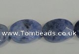 CSO67 15.5 inches 10*14mm faceted oval sodalite gemstone beads wholesale