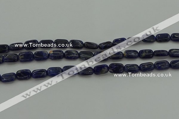 CSO695 15.5 inches 8*12mm rectangle sodalite gemstone beads