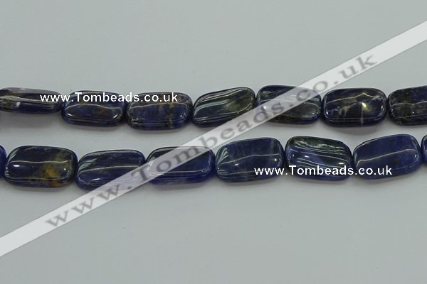 CSO700 15.5 inches 18*25mm rectangle sodalite gemstone beads