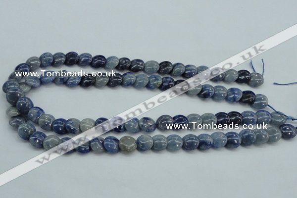 CSO80 15.5 inches 12mm flat round sodalite gemstone beads wholesale