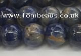 CSO832 15.5 inches 8mm round orange sodalite beads wholesale