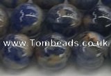 CSO833 15.5 inches 10mm round orange sodalite beads wholesale