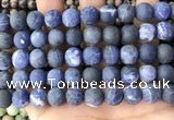 CSO843 15.5 inches 10mm round matte sodalite beads wholesale