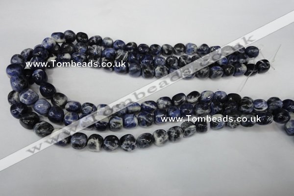 CSO86 15.5 inches 10*12mm nuggets sodalite gemstone beads