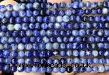 CSO931 15 inches 4mm round sodalite beads wholesale