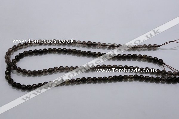 CSQ100 15.5 inches 6mm round grade AA natural smoky quartz beads