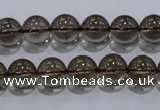 CSQ102 15.5 inches 10mm round grade AA natural smoky quartz beads