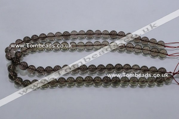 CSQ102 15.5 inches 10mm round grade AA natural smoky quartz beads