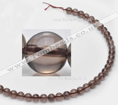 CSQ12 8mm round A grade natural smoky quartz beads Wholesale