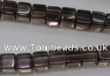 CSQ241 15.5 inches 8*8mm cube grade AA natural smoky quartz beads