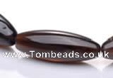 CSQ29 12*28mm rice A grade natural smoky quartz beads Wholesale