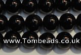 CSQ403 15.5 inches 10mm round black morion smoky quartz beads