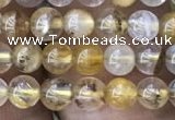 CSQ800 15.5 inches 4mm round scenic quartz beads wholesale