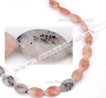 CSS05 13*18mm marquise natural indian sunstone beads Wholesale