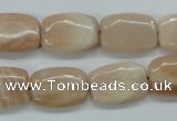 CSS211 15.5 inches 13*18mm rectangle natural sunstone beads