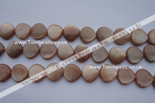 CSS240 15.5 inches 20*20mm heart natural sunstone gemstone beads