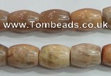 CSS251 15.5 inches 12*16mm drum natural sunstone beads