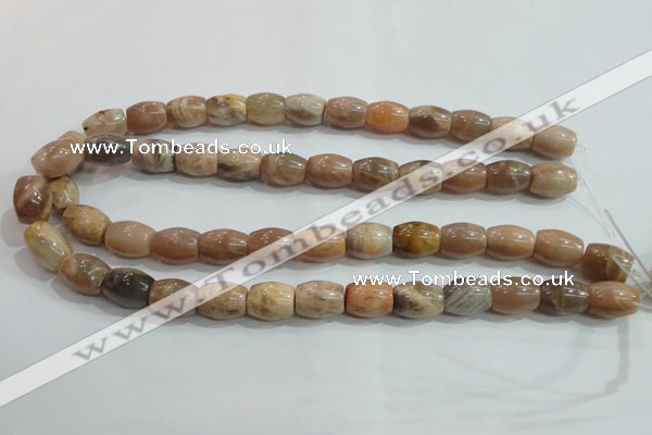 CSS251 15.5 inches 12*16mm drum natural sunstone beads