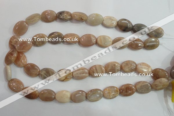 CSS261 15.5 inches 15*20mm oval natural sunstone beads