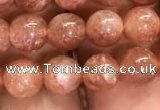 CSS301 15.5 inches 6mm round golden sunstone gemstone beads