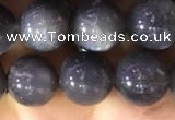 CSS317 15.5 inches 10mm round black sunstone gemstone beads