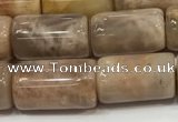 CSS401 15.5 inches 10*14mm - 10*17mm tube sunstone beads wholesale