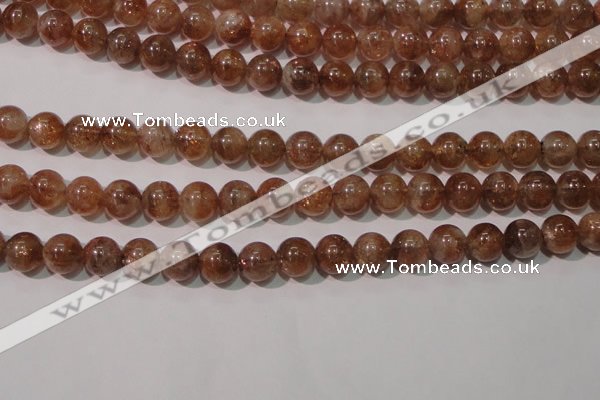 CSS554 15.5 inches 8mm round natural golden sunstone beads