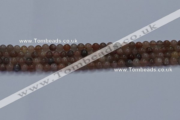 CSS631 15.5 inches 6mm round sunstone gemstone beads wholesale