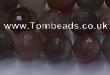 CSS644 15.5 inches 12mm faceted round sunstone gemstone beads wholesale