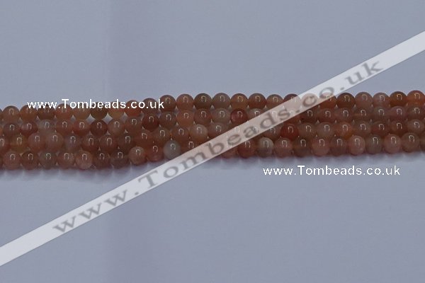 CSS661 15.5 inches 6mm round sunstone gemstone beads wholesale