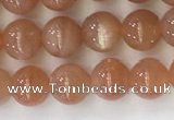 CSS704 15.5 inches 6mm round natural golden sunstone beads