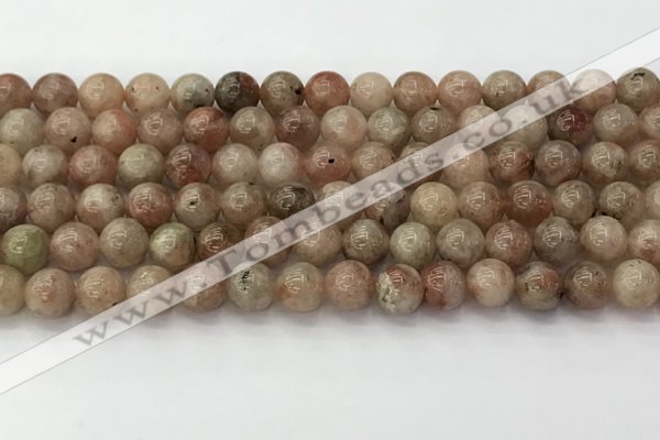 CSS722 15.5 inches 8mm round sunstone beads wholesale