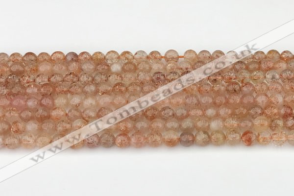 CSS750 15.5 inches 5mm round golden sunstone beads wholesale