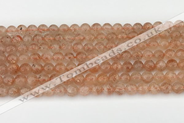 CSS751 15.5 inches 6mm round golden sunstone beads wholesale