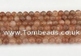 CSS753 15.5 inches 8mm round golden sunstone beads wholesale