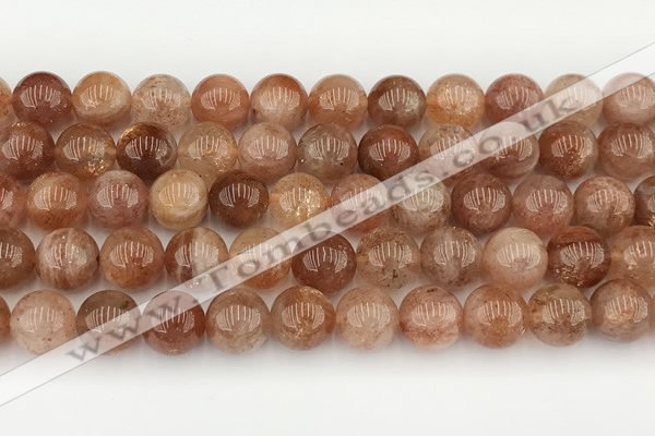 CSS755 15.5 inches 11mm round golden sunstone beads wholesale