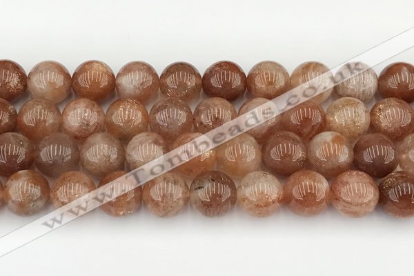 CSS756 15.5 inches 12mm round golden sunstone beads wholesale