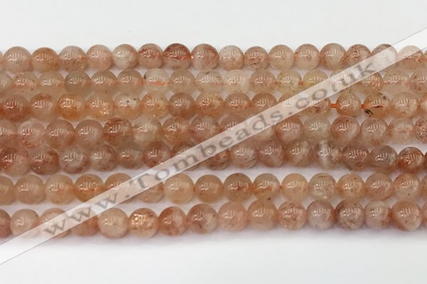 CSS761 15.5 inches 6mm round golden sunstone beads wholesale