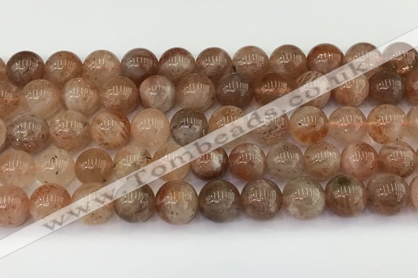 CSS764 15.5 inches 9mm round golden sunstone beads wholesale