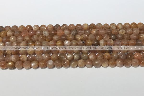 CSS784 15.5 inches 6mm round sunstone gemstone beads wholesale